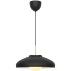 DFTP by Nordlux Latif Pendelarmatuur Metaal en Glas Zwart | 400mm - Geschikt voor E14